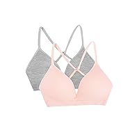 Fruit of the Loom Girls' Seamless Soft Cup Bra, 2-Pack