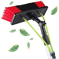 Window Cleaning Brush, Telescopic Brush, Solar Power Generation, Solar Panel Cleaning, Cleaning Set, Extending Pole Cleaning, 11.8 inches (30 cm), Water Brush, 9 - 27FT (30 cm Water Brush, 11.8 ft (5 m)