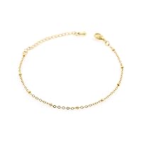 15Pcs Brass Bracelet Chain,Band Knot Chain,Bracelet Making 20cm Gold
