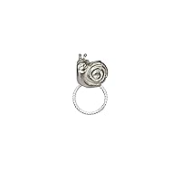 Cute Happy Snail FT65 1.8x1.9cm Emblem Made From Fine English Pewter Brooch drop hoop Holder For Glasses , Pen , ID jewellery POSTED BY US GIFTS FOR ALL 2016 FROM DERBYSHIRE UK …