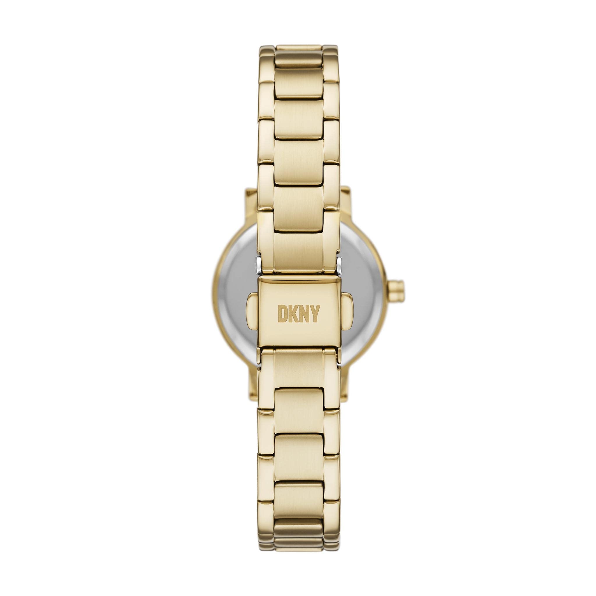 DKNY Women's Soho Quartz Stainless Steel Dress Watch, Color: Gold (Model: NY6660)