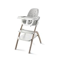EveryStep 6 in 1 High Chair, Babies and Toddlers Portable Slim High Chair with 6 Growing Stages from Infant to Toddler Seating, Convenient for Dining Time, Featured Design in Misty