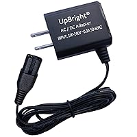 UpBright 2-Prong 9V AC/DC Adapter Compatible with Homitt HM115C HM115D HM115 C HM 115 D HM115CW HM115CD HM115CG Electric Spin Scrubber 360 Cordless Power Scrub FD DK10-090-0650 Supply Battery Charger