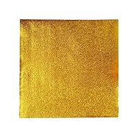 Happyyami 500pcs gold scrapbook paper gold paper candy wrappers valentine supplies gold aluminum foil chocolate foil wrapper DIY chocolate making kit candy foil wrapper gift candy box sweet
