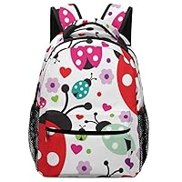 Laptop Backpack for Traveling Ladybug Polka Dot Carry on Business Backpack for Men Women Casual Daypack Hiking Sporting Bag