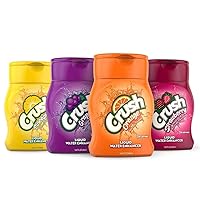 Crush, Variety Pack, Liquid Water Enhancer – New, Better Taste (4 Bottles, Makes 96 Flavored Water Drinks) 1.62 Fl Oz (Pack of 1)