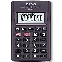 Casio Hl-4a-w Portable Type Calculator with 8-Digit Extra Big Display