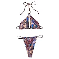 Bathing Suit C Up for Women Swimming Suits for Women Tummy Control Hot Pink Bikinis for Women