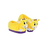 FUN Costumes Jay and Silent Bob Adult Yellow Mooby Slippers, Soft Sculpted Mooby Slippers Adult Sizes for Men and Women