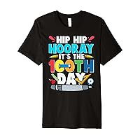 100 DAYS OF SCHOOL Teacher Student Men Women Kids 100th Day Premium T-Shirt