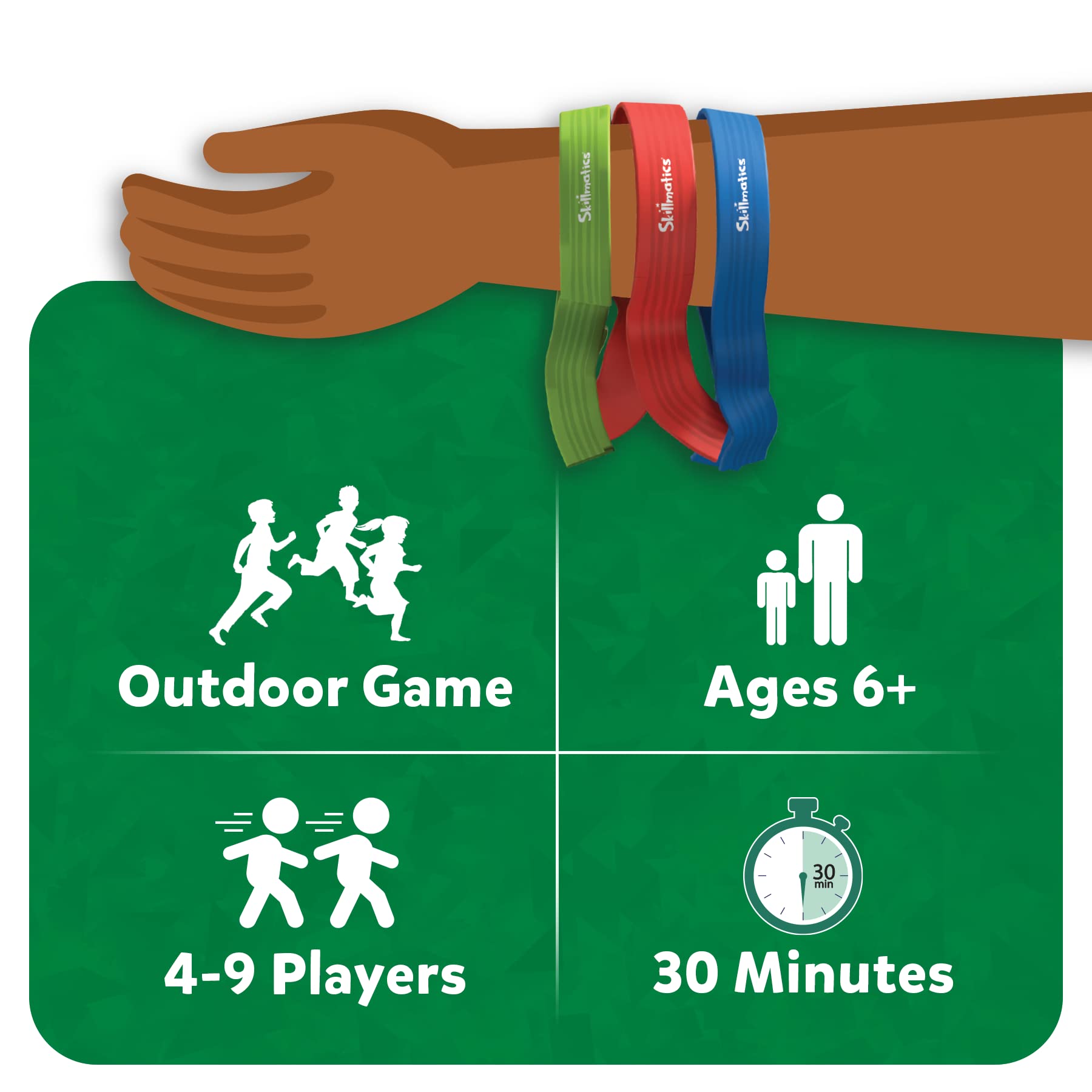 Skillmatics Rapid Rumble Outdoor Edition, Educational & Clever Category Game of Tag, Games for Kids, Teens & Adults