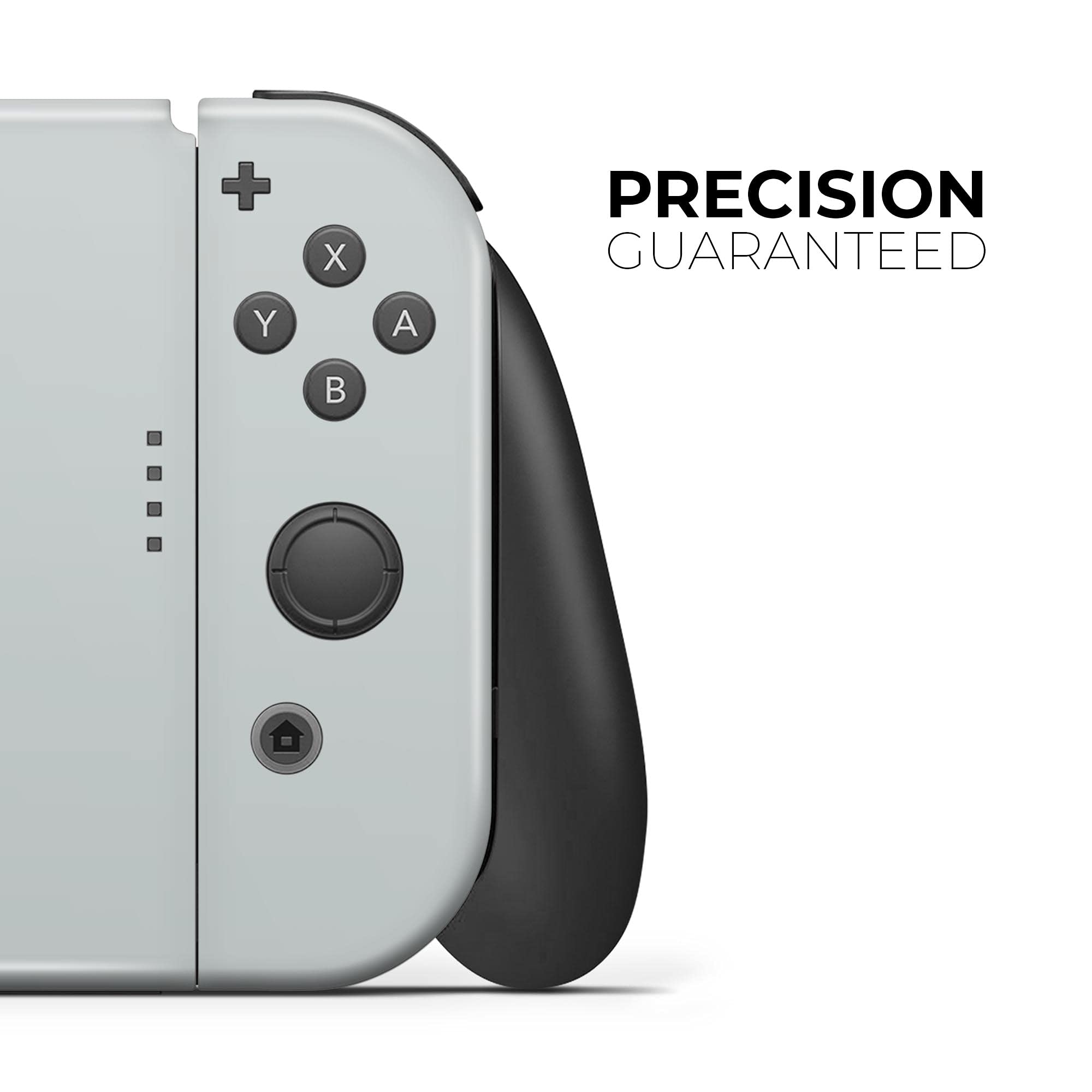 Design Skinz - Compatible with Nintendo Switch Console + Joy-Con - Skin Decal Protective Scratch-Resistant Removable Vinyl Wrap Cover - Solid Light Gray