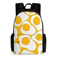 Eggs Poached Travel Laptop Backpack for Men Women Casual Basic Bag Hiking Backpacks Work