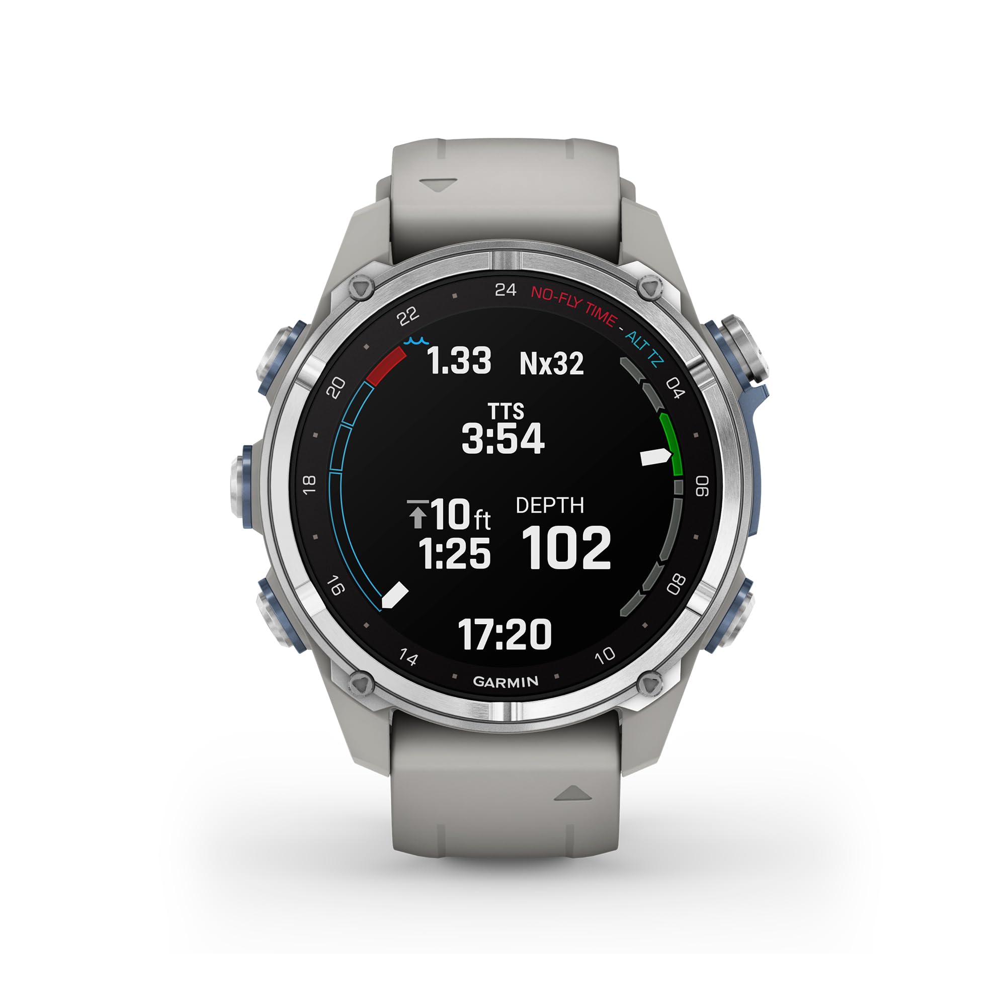 Garmin Descent™ Mk3, Dive Computer and Multisport GPS Smartwatch, Fog Gray