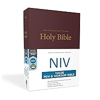 NIV, Value Pew and Worship Bible, Hardcover, Burgundy NIV, Value Pew and Worship Bible, Hardcover, Burgundy Hardcover