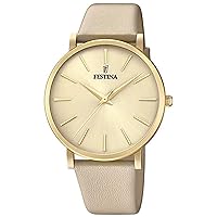 Festina Watches Womens Analog Quartz Watch with Leather Bracelet F20372/2