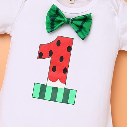 IBTOM CASTLE Circus Carnival Theme 1st Birthday Cake Smash Outfit for Baby Boy Suspenders Bowtie Hat Photo Props Costume