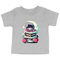 Cute Cake Baby Jersey T-Shirt - Cartoon Baby T-Shirt - Funny T-Shirt for Babies