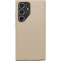 OtterBox Galaxy S23 Ultra Symmetry Series Case - DONT EVEN CHAI GREY (Beige), Ultra-Sleek, Wireless Charging Compatible, Raised Edges Protect Camera & Screen
