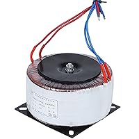 Toroidal Transformer, Non Oxidation Low Frequency Stable Toroidal Transformer Amplifier for Industrial Use,White,800W