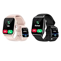 Gydom 2Pack IDW13 Smart Watches with Answer & Dial Call, Alexa Built-in 1.8