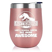 Christmas Gifts For Aunt From Niece, Nephew - Cool Gifts For Aunt, New Aunt, Auntie, Sister - Aunt Birthday Gift, Aunt Announcement, Promoted To Aunt, Best Aunt Ever - 12 Oz Tumbler