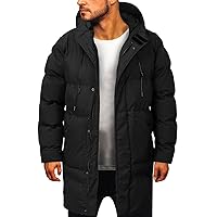 Men's Winter Coats Jacket Fleece Lined Parka Male Winter Warm Plush Jacket Coat Winter Coats