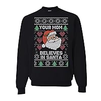 Will Slap Chris Award Show Keep Santa's Name Out Your Mouth Funny Ugly Christmas Crewneck Sweatshirt