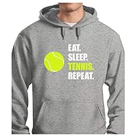 Tennis Gifts Women Teen Girls Player Sport Eat Sleep Repeat Sweatshirt Hoodie