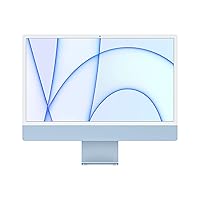 2021 Apple iMac (24-inch, M1 chip with 8‑core CPU and 7‑core GPU, 8GB RAM, 256GB) - Blue