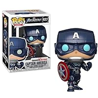 Funko Pop! Marvel: Avengers Game - Captain America (Stark Tech Suit)