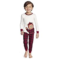 Gymboree Gymmie Long Sleeve and Pant Cotton 2-Piece Pajama Sets, Big Kid, Toddler