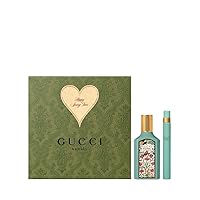 Gucci Flora Gorgeous Jasmine Gift Set, 50 ml EDP Spray + 10 ml EDP Mini Spray - Hard Box
