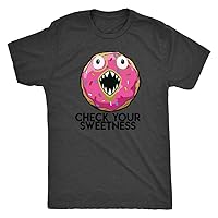 Check Your Sweetness - Funny Diabetic Themed T-Shirt Design About The Evils of Sugar