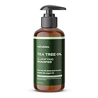 Tea Tree Oil Shampoo – Calming, Refreshing & Gentle Clarifying Cleanser For All Hair Types – Anti-Dandruff Formula – Vegan - Safe For Color Treated Hair - For Men & Women – Made in USA, 16oz