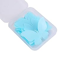 50Pcs Edible Wafer Paper Butterflies Cupcake Topper Cake Decorations, Butterfly Edible Rice Paper Paper Cake Dessert Toppers Party Cake Decorations for Birthday,Baby Shower,Wedding Decor