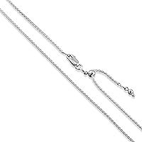 Sterling Silver Wheat Chain 1.5mm 1.9mm 2.6mm 3.4mm 4.4mm 5.1mm 6mm 8mm Solid 925 Italy New Foxtail Spiga Necklace