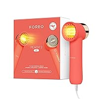 FOREO Peach 2 go Peach IPL Hair Removal Device - Travel-Friendly Permanent Hair Removal - Painless Hair Removal - Skin Cooling & Silicone Shield