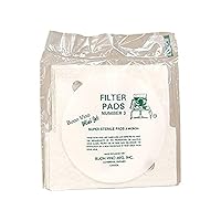 Buon Vino Wine Filter Pads (3 Count) - Mini Jet Filters Kit - Winemaking Supplies Pack - Sterile System Purifier Brewing Equipment Pad - Filtration Kits Accessories - Sediment Removal Purifiers Set
