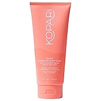 Kopari Guava Hydrating Body Wash | Lathers Foaming Wash Cleanses Without Stripping Moisture or Natural Oils | Coconut Water, Aloe & Sea Kelp | Vegan Sensitive Skin Non Toxic Paraben Free