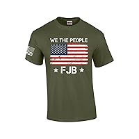 We The People FJB F Joe Biden Funny Patriotic American Men's Short Sleeve T-Shirt Graphic Tee