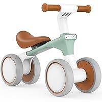 BELEEV Baby Balance Bike for 1-2 Year Old, 10-36 Month Toddler First Starter Bike for Kids Girls Boys, Ride On Toys Infant Walker Bike with No Pedal, 4 Silence Wheels, 1st Birthday Gifts