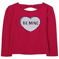 The Children's Place Girls Long Sleeve Graphic Tops