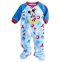 Disney Store Mickey Mouse Snap Blanket Sleeper Footed for Baby (Mickey) (18-24 Months)
