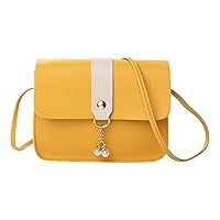 女性革クロスボディ財布かわいいデザイナー ハンドバッグ ショルダーバッグかわいいトレンディなミニ バッグのためのカラー ブロック クロスボディ バッグ