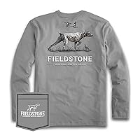 Fieldstone Outdoors Sporting Lifestyle Pointer Hunting Dog Garment Dyed Comfort Colors Long Sleeve T-Shirt