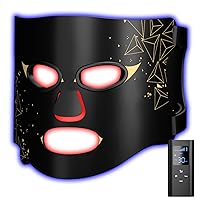 LED Face Mask - 8 Colors Red Blue Infrared Light Therapy Mask for Facial Skin Care & Treatment Device, Beauty Skincare Gifts, LFM-C0A