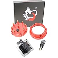 DRAGON FIRE PERFORMANCE Tune Up Kit Cap Rotor & Ignition Coil Compatible/Replacement for 1978-1996 Ford Lincoln Mercury Bronco Mustang F-150 Town Car EFI 5.0L 5.8L 6.6L 6.9L 7.5L V8 Oem Fit Kit-1540