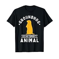 Groundhog is my Spirit Animal - Funny Woodchuck T-Shirt