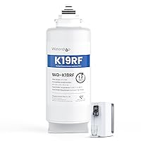 Waterdrop WD-K19RF Filter, Replacement for WD-K19-S and WD-K19-H Countertop Reverse Osmosis System, 12-month Lifetime